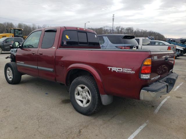 5TBBT44194S454687 - 2004 TOYOTA TUNDRA ACCESS CAB SR5 BURGUNDY photo 2