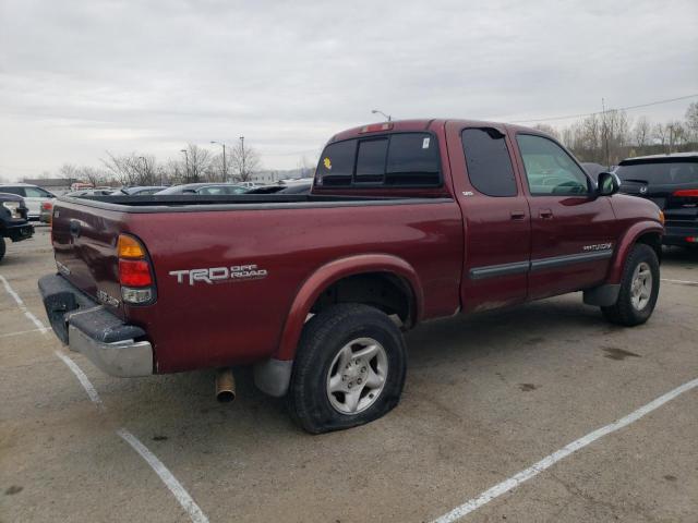 5TBBT44194S454687 - 2004 TOYOTA TUNDRA ACCESS CAB SR5 BURGUNDY photo 3