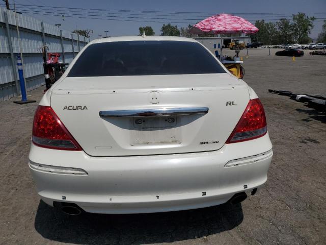 JH4KB16546C010130 - 2006 ACURA RL WHITE photo 6