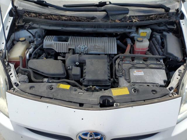 JTDKN3DU6A0107564 - 2010 TOYOTA PRIUS WHITE photo 11