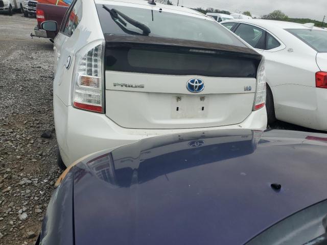 JTDKN3DU6A0107564 - 2010 TOYOTA PRIUS WHITE photo 6