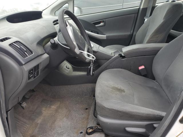 JTDKN3DU6A0107564 - 2010 TOYOTA PRIUS WHITE photo 7
