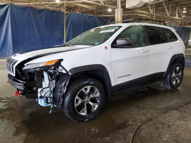 1C4PJMBS2FW770370 - 2015 JEEP CHEROKEE TRAILHAWK WHITE photo 1