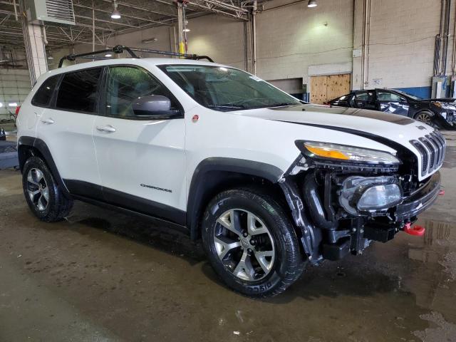 1C4PJMBS2FW770370 - 2015 JEEP CHEROKEE TRAILHAWK WHITE photo 4