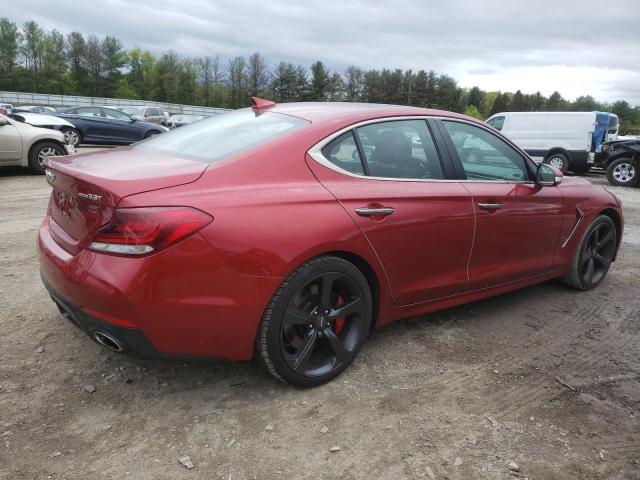 KMTG34LE9KU021396 - 2019 GENESIS G70 PRESTIGE RED photo 3