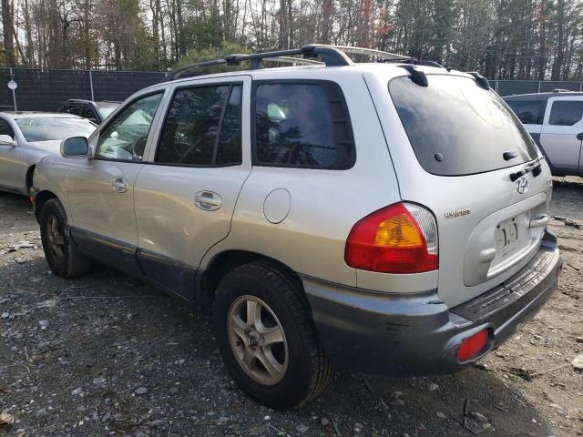 KM8SC73D44U840154 - 2004 HYUNDAI SANTA FE GLS SILVER photo 2