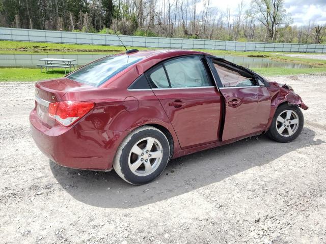 1G1PE5SB3G7165885 - 2016 CHEVROLET CRUZE LIMI LT BURGUNDY photo 3