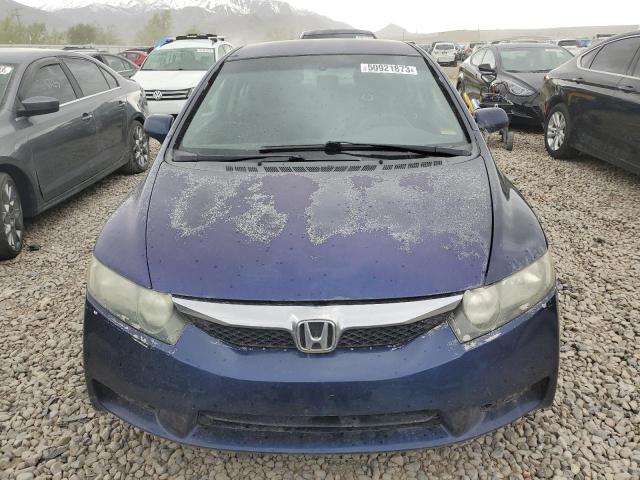 2HGFA16649H512136 - 2009 HONDA CIVIC LX-S أزرق صورة 5