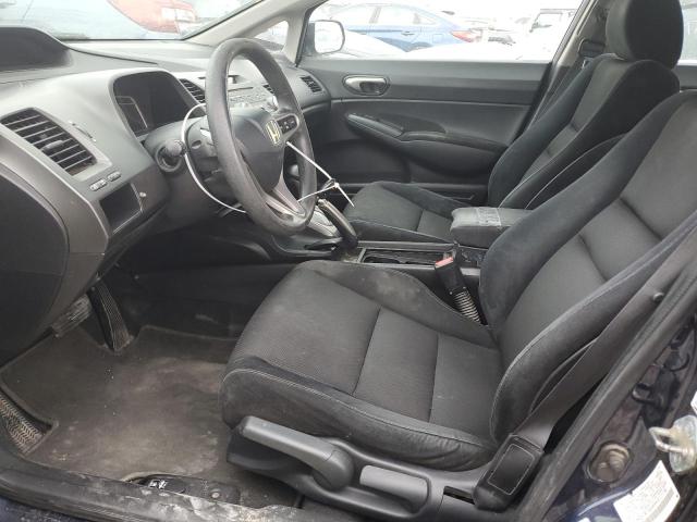 2HGFA16649H512136 - 2009 HONDA CIVIC LX-S أزرق صورة 7