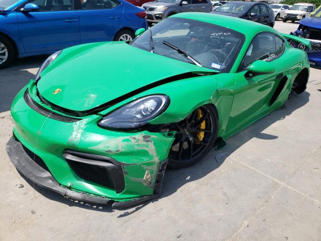 WP0AC2A82PS275122 - 2023 PORSCHE CAYMAN GT4 GREEN photo 1