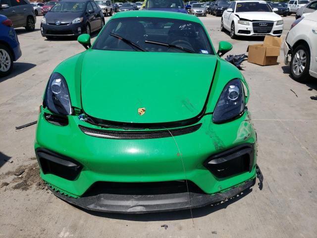 WP0AC2A82PS275122 - 2023 PORSCHE CAYMAN GT4 GREEN photo 5