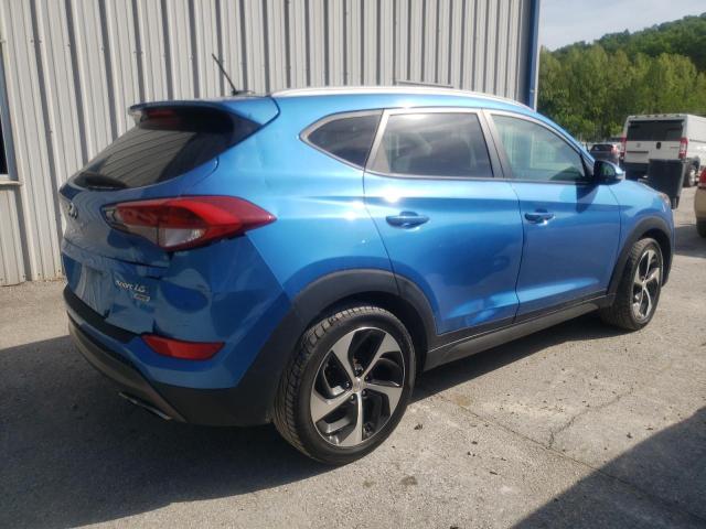 KM8J3CA21GU071283 - 2016 HYUNDAI TUCSON LIMITED BLUE photo 3