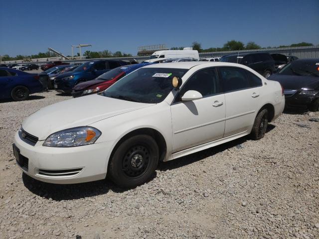 2G1WS57M591263234 - 2009 CHEVROLET IMPALA POLICE WHITE photo 1