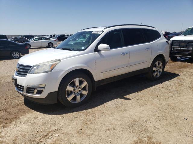 1GNKRJKDXGJ240396 - 2016 CHEVROLET TRAVERSE LTZ WHITE photo 1