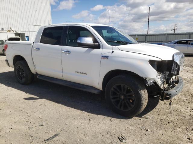 5TFDV58168X038168 - 2008 TOYOTA TUNDRA CREWMAX LIMITED WHITE photo 4