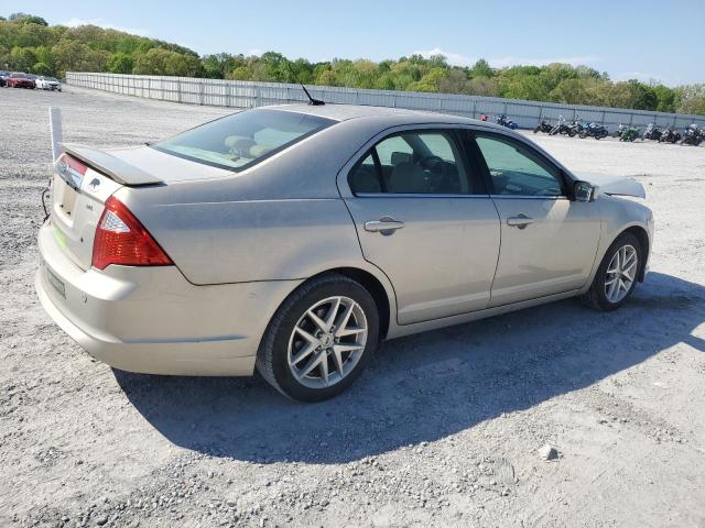 3FAHP0JA7AR344096 - 2010 FORD FUSION SEL BEIGE photo 3