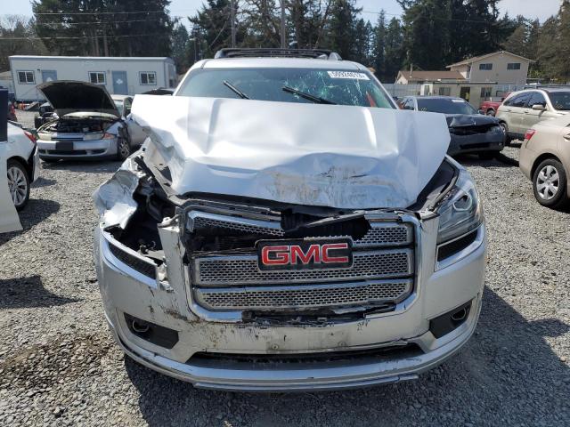 1GKKVTKD7DJ203841 - 2013 GMC ACADIA DENALI SILVER photo 5