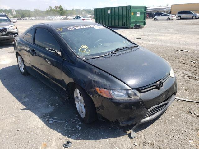 2HGFG126X8H508367 - 2008 HONDA CIVIC LX BLACK photo 1