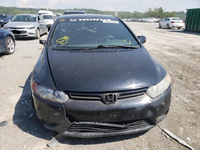 2HGFG126X8H508367 - 2008 HONDA CIVIC LX BLACK photo 9