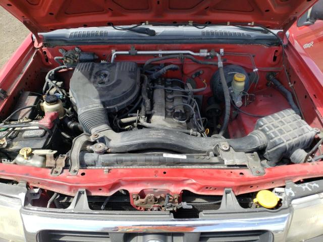 1N6DD26S3YC348182 - 2000 NISSAN FRONTIER KING CAB XE RED photo 11