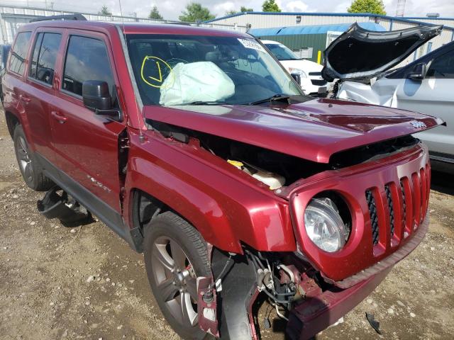 1C4NJPFAXED893838 - 2014 JEEP PATRIOT LATITUDE RED photo 1