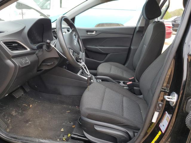 3KPC24A62ME129940 - 2021 HYUNDAI ACCENT SE BLACK photo 7