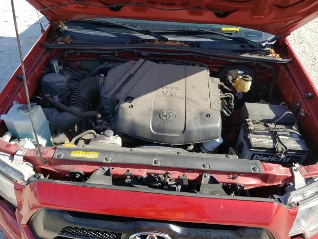 5TFJU4GN2FX090141 - 2015 TOYOTA TACOMA DOUBLE CAB PRERUNNER RED photo 11