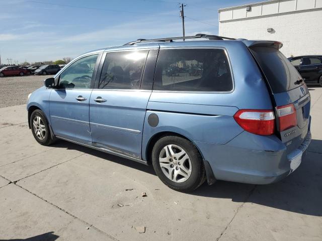 5FNRL387X6B127432 - 2006 HONDA ODYSSEY EXL BLUE photo 2
