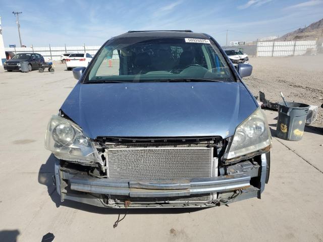 5FNRL387X6B127432 - 2006 HONDA ODYSSEY EXL BLUE photo 5