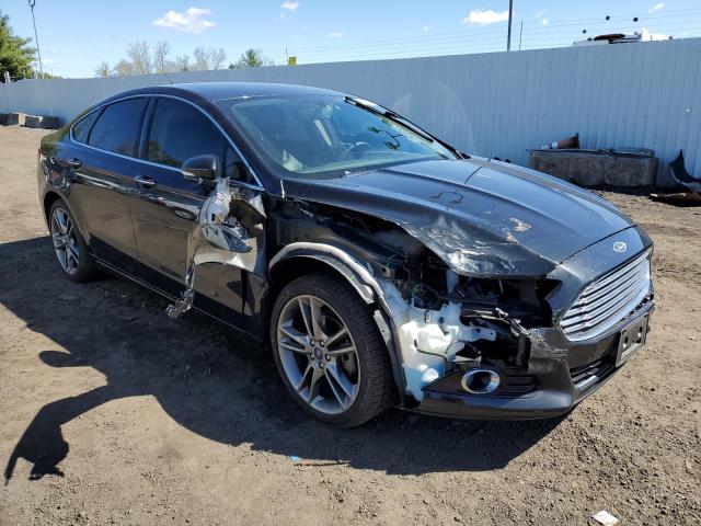 3FA6P0K90ER189540 - 2014 FORD FUSION TITANIUM BLACK photo 4