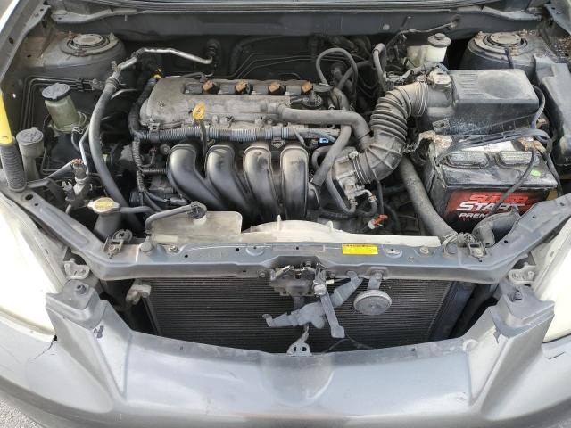 2T1KR30E28C706853 - 2008 TOYOTA COROLLA MA XR GRAY photo 12