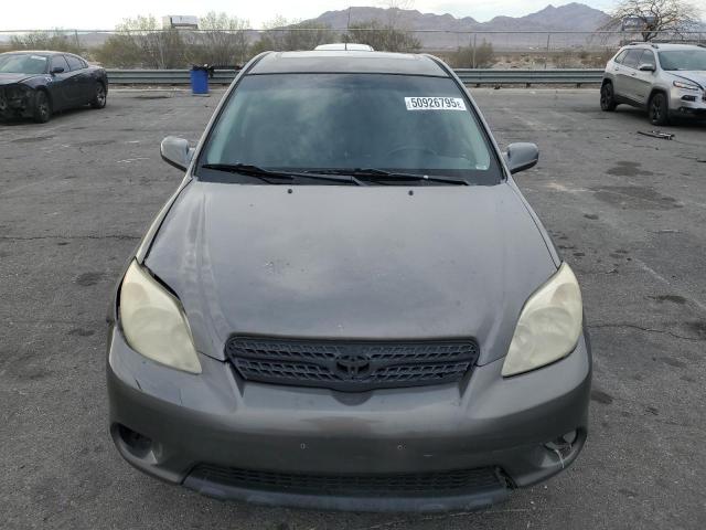 2T1KR30E28C706853 - 2008 TOYOTA COROLLA MA XR GRAY photo 5