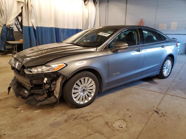 3FA6P0LU7ER191529 - 2014 FORD FUSION SE HYBRID GRAY photo 1