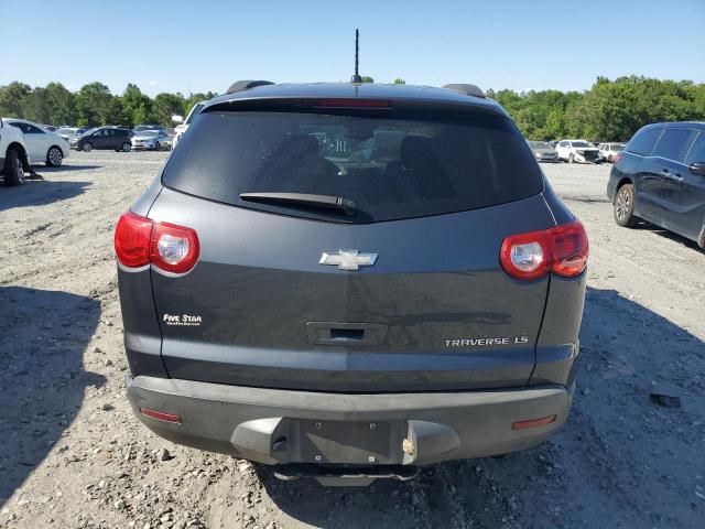 1GNKRFED0BJ257645 - 2011 CHEVROLET TRAVERSE LS CHARCOAL photo 6