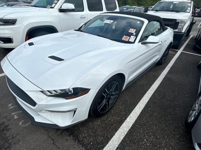 1FATP8UH4N5124179 - 2022 FORD MUSTANG WHITE photo 2