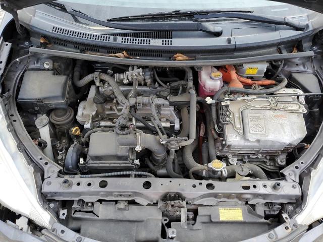 JTDKDTB38D1542405 - 2013 TOYOTA PRIUS C GRAY photo 11