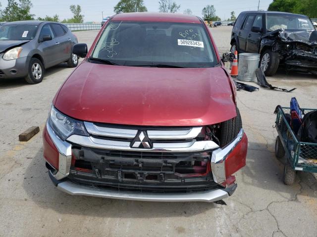 JA4AD2A30HZ066627 - 2017 MITSUBISHI OUTLANDER ES RED photo 5