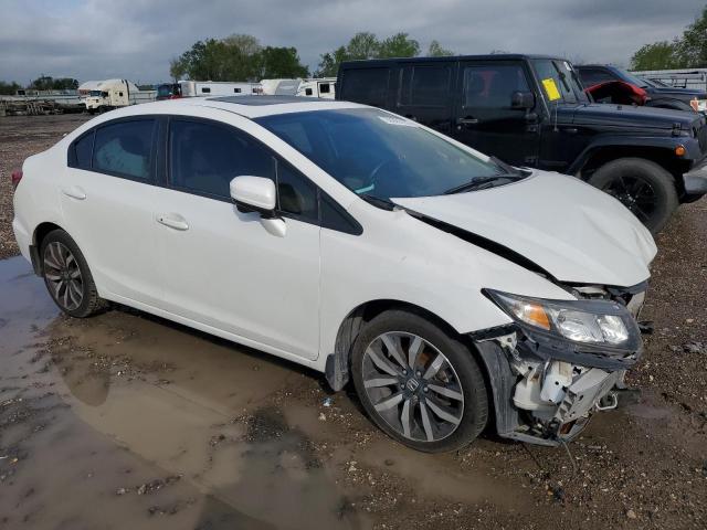 19XFB2F99EE002107 - 2014 HONDA CIVIC EXL WHITE photo 4