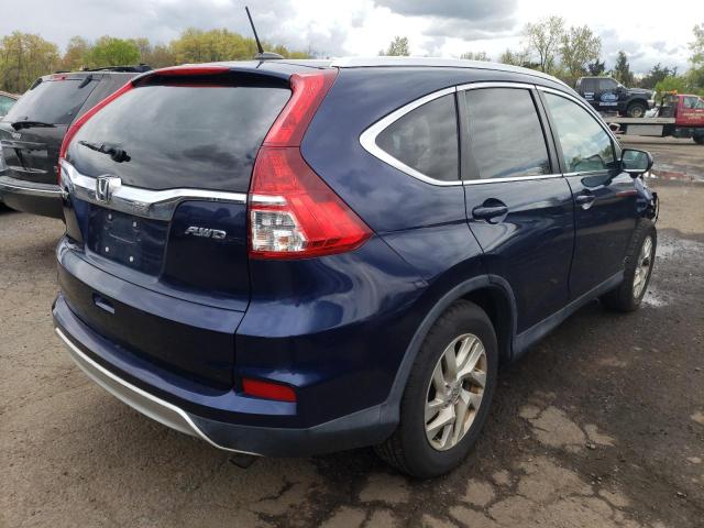 2HKRM4H79FH666743 - 2015 HONDA CR-V EXL BLUE photo 3