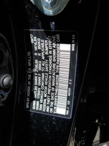 SHHFK7H48JU402208 - 2018 HONDA CIVIC SPORT 黑色 照片 12