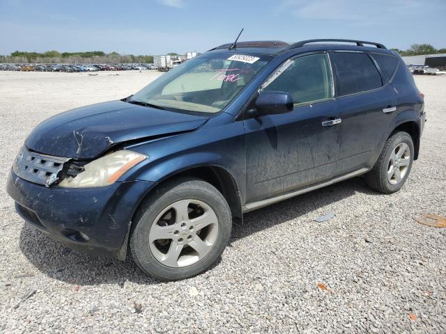 JN8AZ08W95W439807 - 2005 NISSAN MURANO SL BLUE photo 1