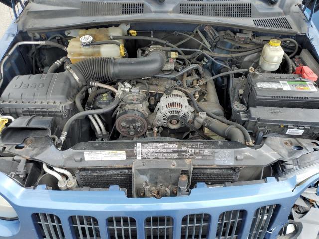 1J4GL48K65W654101 - 2005 JEEP LIBERTY SPORT BLUE photo 12