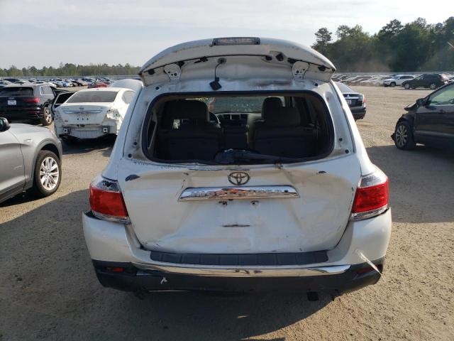 5TDZA3EH8CS031051 - 2012 TOYOTA HIGHLANDER BASE WHITE photo 6