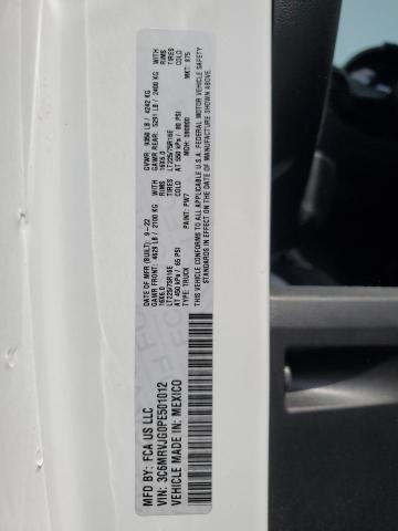 3C6MRVJG0PE501012 - 2023 RAM PROMASTER 3500 HIGH თეთრი ფოტო 13