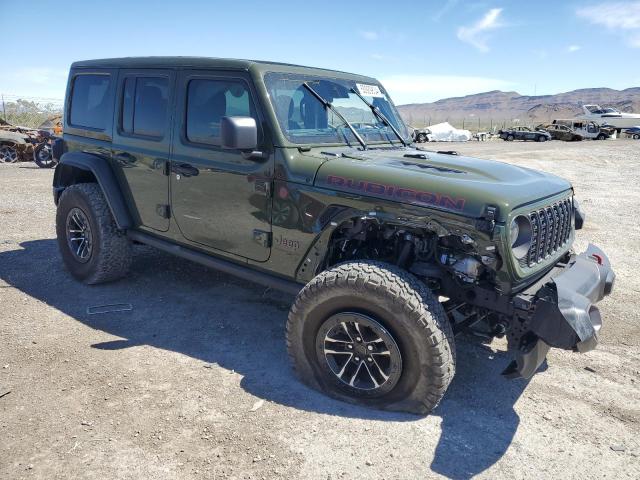 1C4RJXFN3RW104475 - 2024 JEEP WRANGLER RUBICON GREEN photo 4