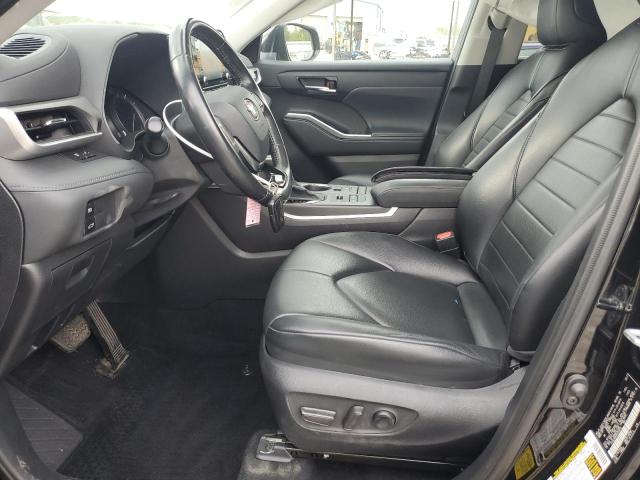 5TDGZRBH4MS559078 - 2021 TOYOTA HIGHLANDER XLE BLACK photo 7