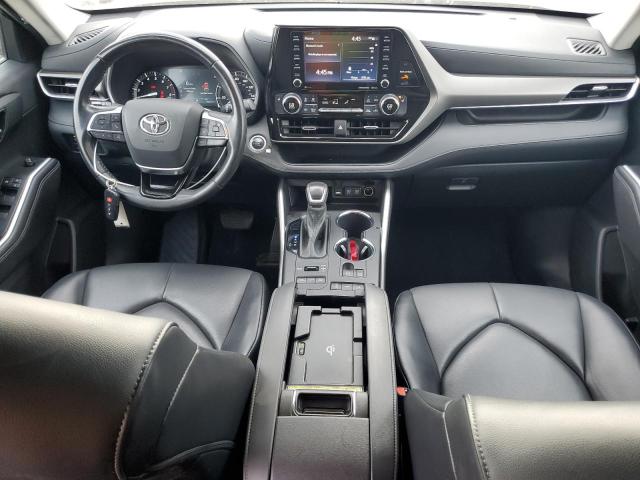 5TDGZRBH4MS559078 - 2021 TOYOTA HIGHLANDER XLE BLACK photo 8