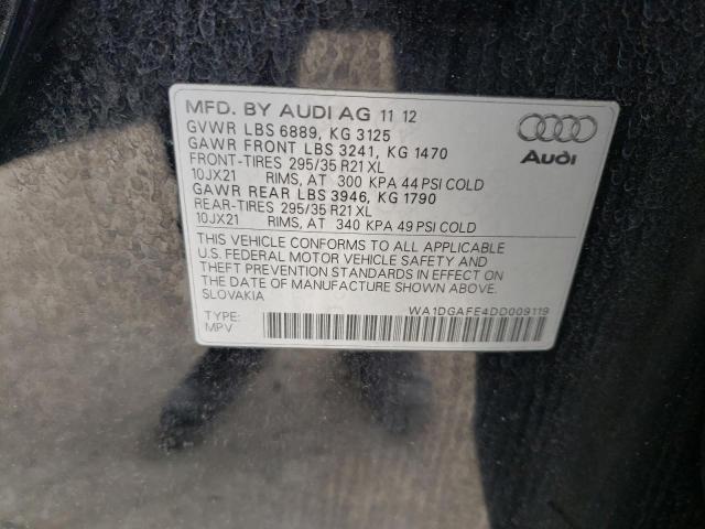 WA1DGAFE4DD009119 - 2013 AUDI Q7 PRESTIGE BLACK photo 13