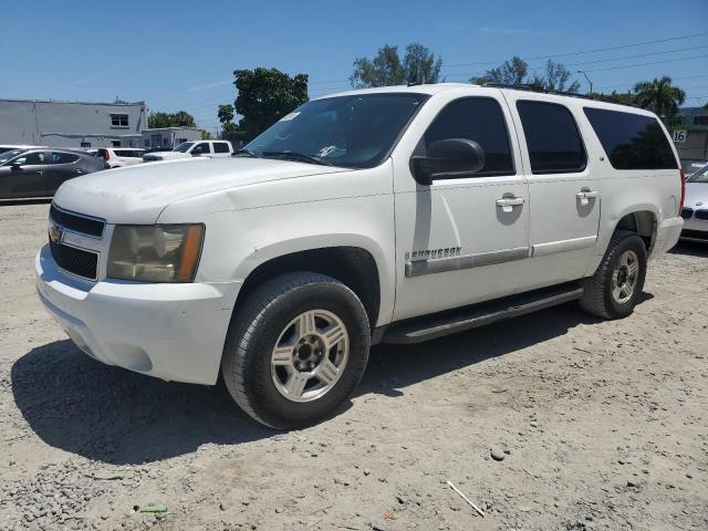 1GNFC16J87R354708 - 2007 CHEVROLET SUBURBAN C1500 WHITE photo 1