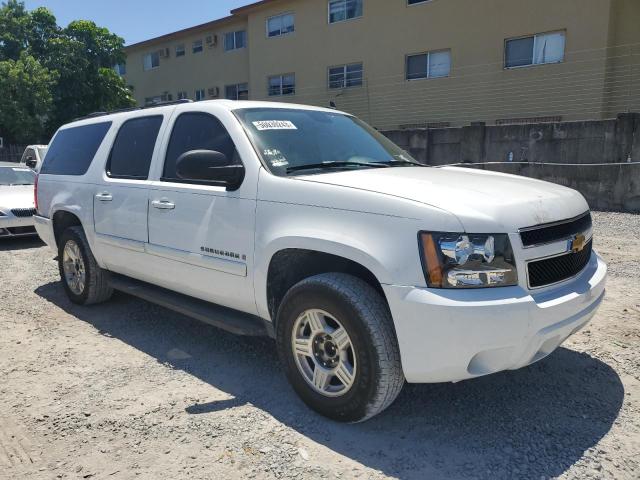 1GNFC16J87R354708 - 2007 CHEVROLET SUBURBAN C1500 WHITE photo 4